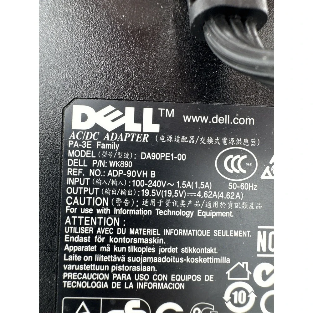DELL DA130PE1-00 19.5V 6.7A Genuine‎ Original AC Power Adapter Charger